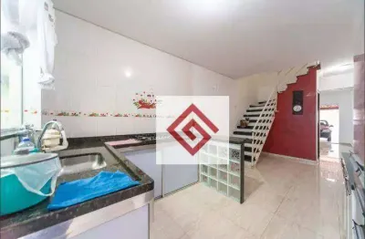 Sobrado com 2 dormitórios, 69 m² - venda por r$ 456.000,00 ou aluguel por r$ 2.966,06/mês - vila marina - santo andré/sp