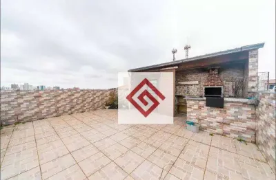 Cobertura com 3 dormitórios, 156 m² - venda por r$ 479.000,00 ou aluguel por r$ 2.691,51/mês - vila francisco matarazzo - santo andré/sp