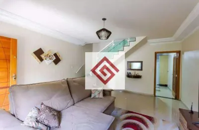 Sobrado à venda, 144 m² por r$ 690.000,00 - jardim das maravilhas - santo andré/sp