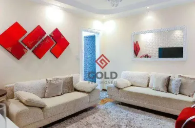 Sobrado com 3 dormitórios à venda, 384 m² por r$ 695.000,00 - jardim ana maria - santo andré/sp