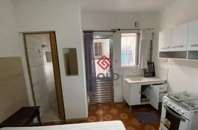 Kitnet com 1 dormitório para alugar, 20 m² por r$ 1.192,46/mês - vila são pedro - santo andré/sp