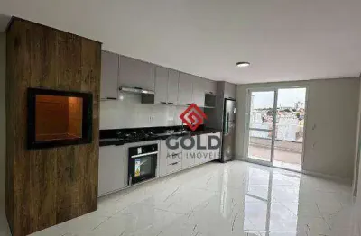 Cobertura com 2 dormitórios à venda, 120 m² por r$ 662.000,00 - vila linda - santo andré/sp
