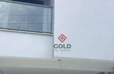 Sobrado com 3 dormitórios à venda, 128 m² por r$ 690.000,00 - vila alto de santo andré - santo andré/sp
