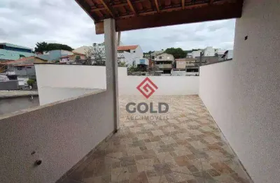 Cobertura à venda, 75 m² por r$ 420.000,00 - jardim ana maria - santo andré/sp