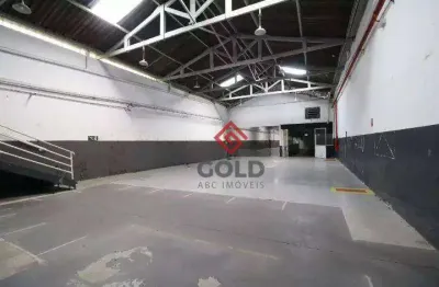Galpão para alugar, 1000 m² por r$ 22.024,12/mês - parque das nações - santo andré/sp