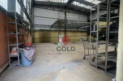 Galpão para alugar, 140 m² por r$ 7.900,00/mês - centro - santo andré/sp
