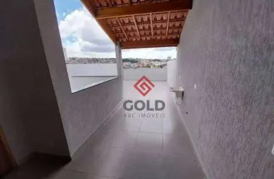 Cobertura com 2 dormitórios à venda, 55 m² por r$ 430.000,00 - jardim ana maria - santo andré/sp