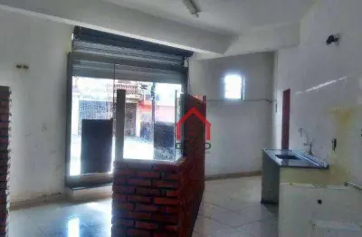 Salão para alugar, 50 m² por r$ 1.465,00/mês - jardim rina - santo andré/sp