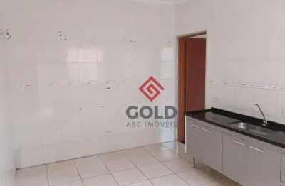Casa com 1 dormitório para alugar, 50 m² por r$ 1.210,00/mês - jardim ana maria - santo andré/sp