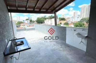 Cobertura com 2 dormitórios, 90 m² - venda por r$ 475.000,00 ou aluguel por r$ 2.934,00/mês - vila são pedro - santo andré/sp