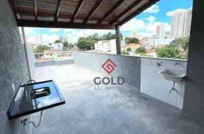 Cobertura com 2 dormitórios, 90 m² - venda por r$ 475.000,00 ou aluguel por r$ 2.934,00/mês - vila são pedro - santo andré/sp
