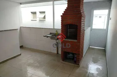 Cobertura com 2 dormitórios à venda, 120 m² por r$ 490.000,00 - vila pires - santo andré/sp