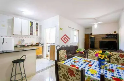 Apartamento com 2 dormitórios à venda, 52 m² por r$ 300.000,00 - vila marina - santo andré/sp