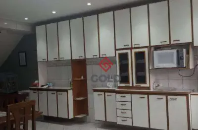 Sobrado com 3 dormitórios à venda, 298 m² por r$ 855.000,00 - jardim rina - santo andré/sp