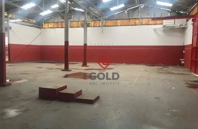 Galpão para alugar, 1109 m² por r$ 51.716,87/mês - paraíso - santo andré/sp
