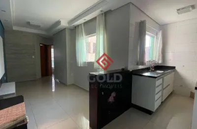 Cobertura para alugar, 100 m² por r$ 2.640,00/mês - parque novo oratório - santo andré/sp