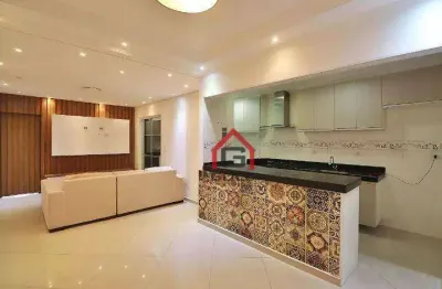 Apartamento com 3 dormitórios à venda, 107 m² por r$ 570.000,00 - jardim santo antônio - santo andré/sp