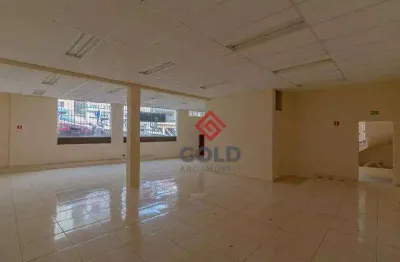 Salão para alugar, 250 m² por r$ 7.479,00/mês - vila curuçá - santo andré/sp
