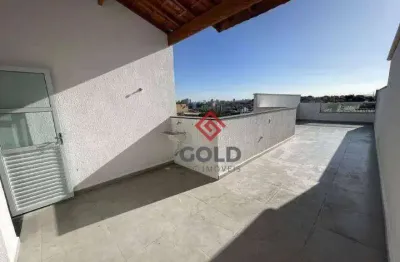 Cobertura com 2 dormitórios à venda, 106 m² por r$ 485.000,00 - parque oratório - santo andré/sp