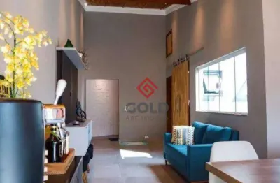 Cobertura com 2 dormitórios à venda, 100 m² - parque das nações - santo andré/sp