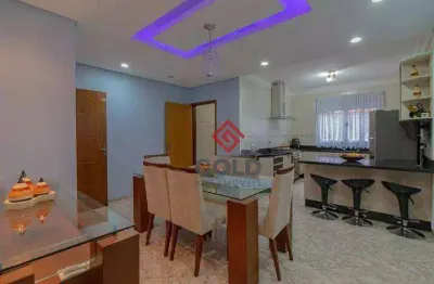 Sobrado com 3 dormitórios à venda, 150 m² por r$ 850.000,00 - parque novo oratório - santo andré/sp