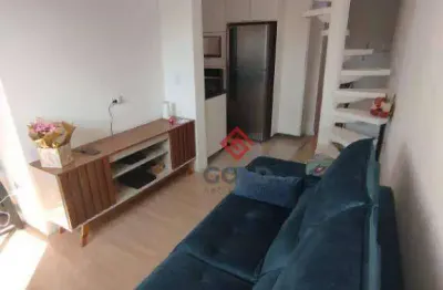 Cobertura com 2 dormitórios à venda, 90 m² por r$ 385.000 - vila pires - santo andré/sp
