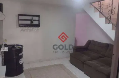 Sobrado à venda, 119 m² por r$ 400.000,00 - vila camilópolis - santo andré/sp