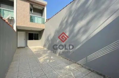 Sobrado com 3 dormitórios para alugar, 110 m² por R$ 3.301,25/mês - Parque Novo Oratório - Santo André/SP