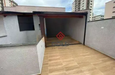 Cobertura com 2 dormitórios à venda, 105 m² por r$ 667.000,00 - vila bastos - santo andré/sp