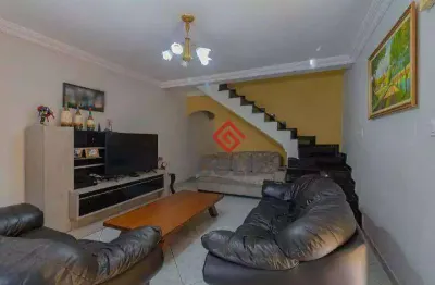 Sobrado com 3 dormitórios à venda, 205 m² por r$ 650.000,00 - parque novo oratório - santo andré/sp