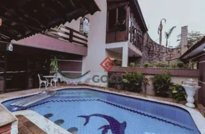 Sobrado com 5 dormitórios, 609 m² - venda por r$ 3.517.000,00 ou aluguel por r$ 26.300,00/mês - parque dos pássaros - são bernardo do campo/sp