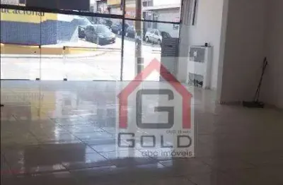 Salão para alugar, 140 m² por r$ 4.750,00/mês - parque das nações - santo andré/sp