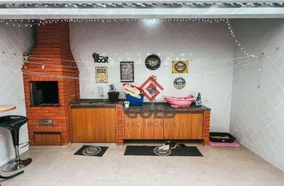 Sobrado com 4 dormitórios à venda, 122 m² por r$ 980.000,00 - vila camilópolis - santo andré/sp