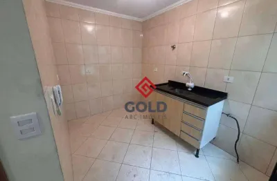 Apartamento com 2 dormitórios para alugar, 50 m² por r$ 1.950,00/mês - vila camilópolis - santo andré/sp