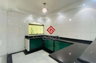 Sobrado com 2 dormitórios para alugar, 130 m² por r$ 2.750,00/mês - jardim rina - santo andré/sp