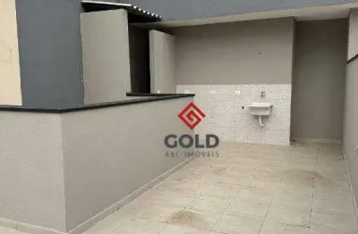 Cobertura com 2 dormitórios, 90 m² - venda por r$ 460.000,00 ou aluguel por r$ 2.465,00/mês - vila príncipe de gales - santo andré/sp
