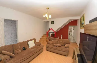 Sobrado à venda, 133 m² por r$ 565.000,00 - vila lucinda - santo andré/sp