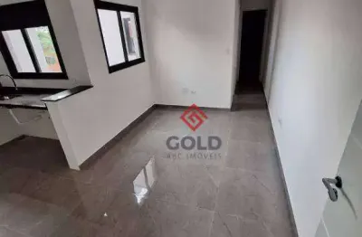 Apartamento com 2 dormitórios para alugar, 56 m² por r$ 2.550,00/mês - parque novo oratório - santo andré/sp