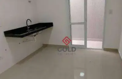 Apartamento com 1 dormitório para alugar, 36 m² por r$ 1.410,00/mês - parque novo oratório - santo andré/sp
