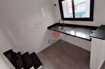 Cobertura com 2 dormitórios à venda, 100 m² por r$ 480.000 - parque novo oratório - santo andré/sp