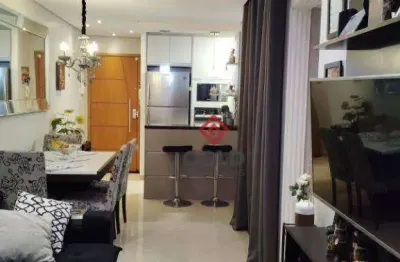 Apartamento à venda, 56 m² por r$ 450.000,00 - vila valparaíso - santo andré/sp