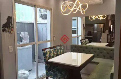 Apartamento com 2 dormitórios à venda, 50 m² por r$ 350.000,00 - parque erasmo assunção - santo andré/sp