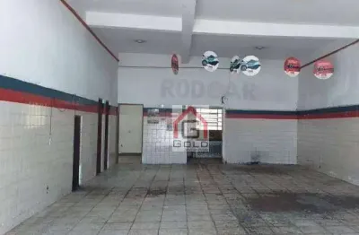 Salão para alugar, 130 m² por r$ 6.533,33/mês - parque das nações - santo andré/sp