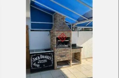 Cobertura com 2 dormitórios à venda, 100 m² por r$ 450.000,00 - jardim santo antônio - santo andré/sp