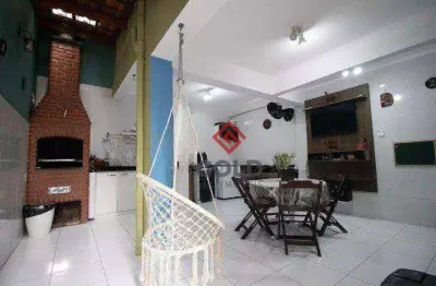 Sobrado, 162 m² - venda por r$ 860.000,00 ou aluguel por r$ 4.560,00/mês - campestre - santo andré/sp