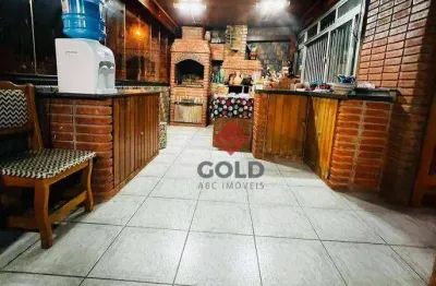 Sobrado com 3 dormitórios para alugar, 368 m² por r$ 8.019,67/mês - jardim ana maria - santo andré/sp