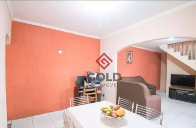 Sobrado com 4 dormitórios à venda, 250 m² por r$ 530.000,00 - jardim utinga - santo andré/sp