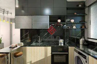 Apartamento com 2 dormitórios à venda, 38 m² por r$ 224.000,00 - parque das nações - santo andré/sp