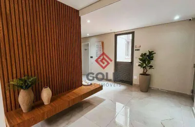 Apartamento com 1 dormitório à venda, 40 m² - vila são pedro - santo andré/sp