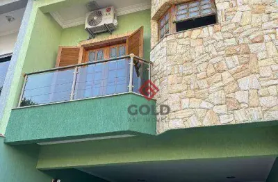 Casa com 3 dormitórios, 195 m² - venda por r$ 1.120.000,00 ou aluguel por r$ 8.134,00/mês - vila camilópolis - santo andré/sp